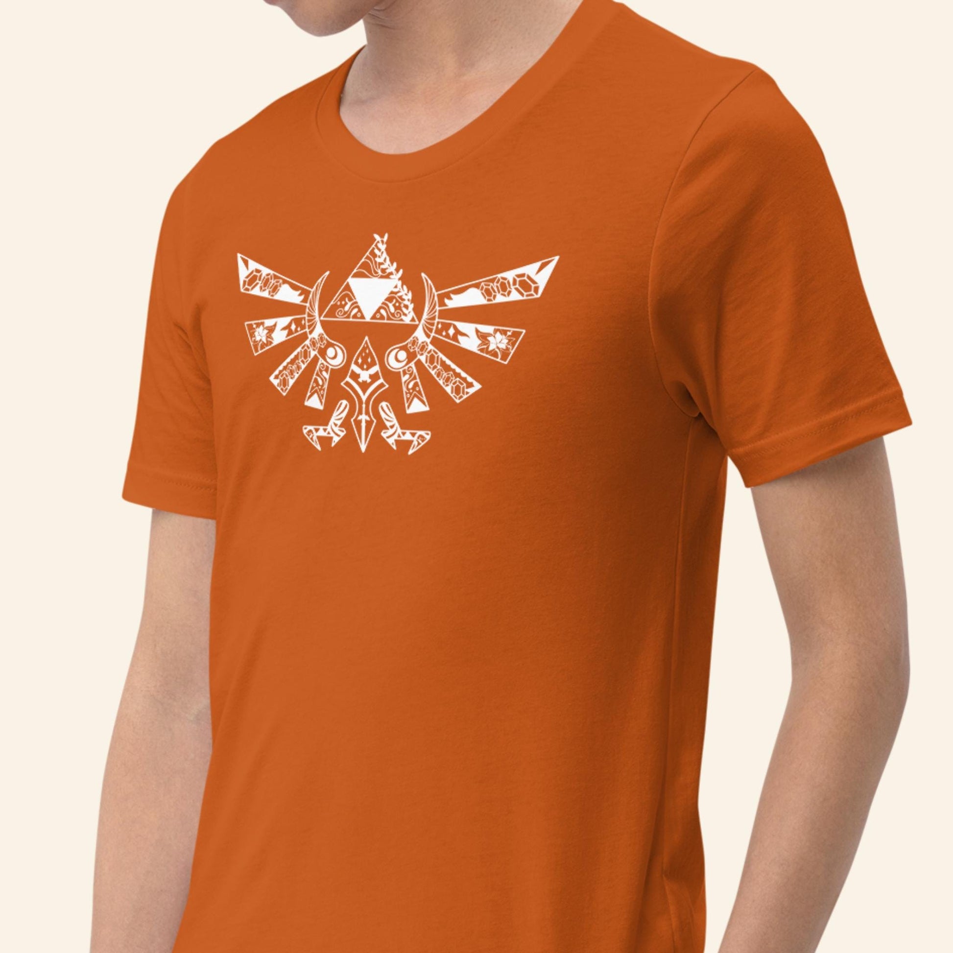 Zelda Triforce T-Shirt | LOZ Mandala Shirt | Light Design