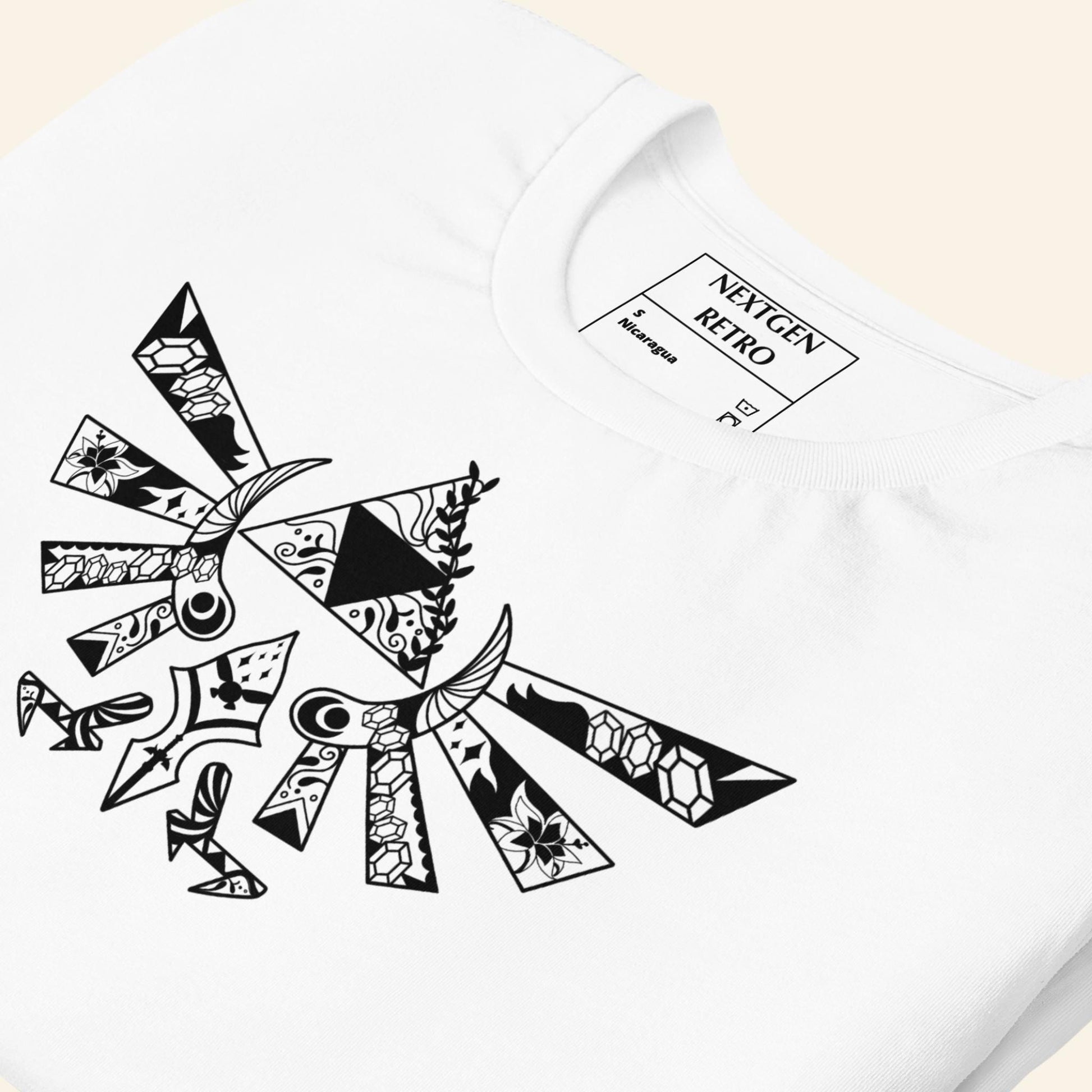 Zelda Triforce T-Shirt | LOZ Mandala Shirt | Dark Design