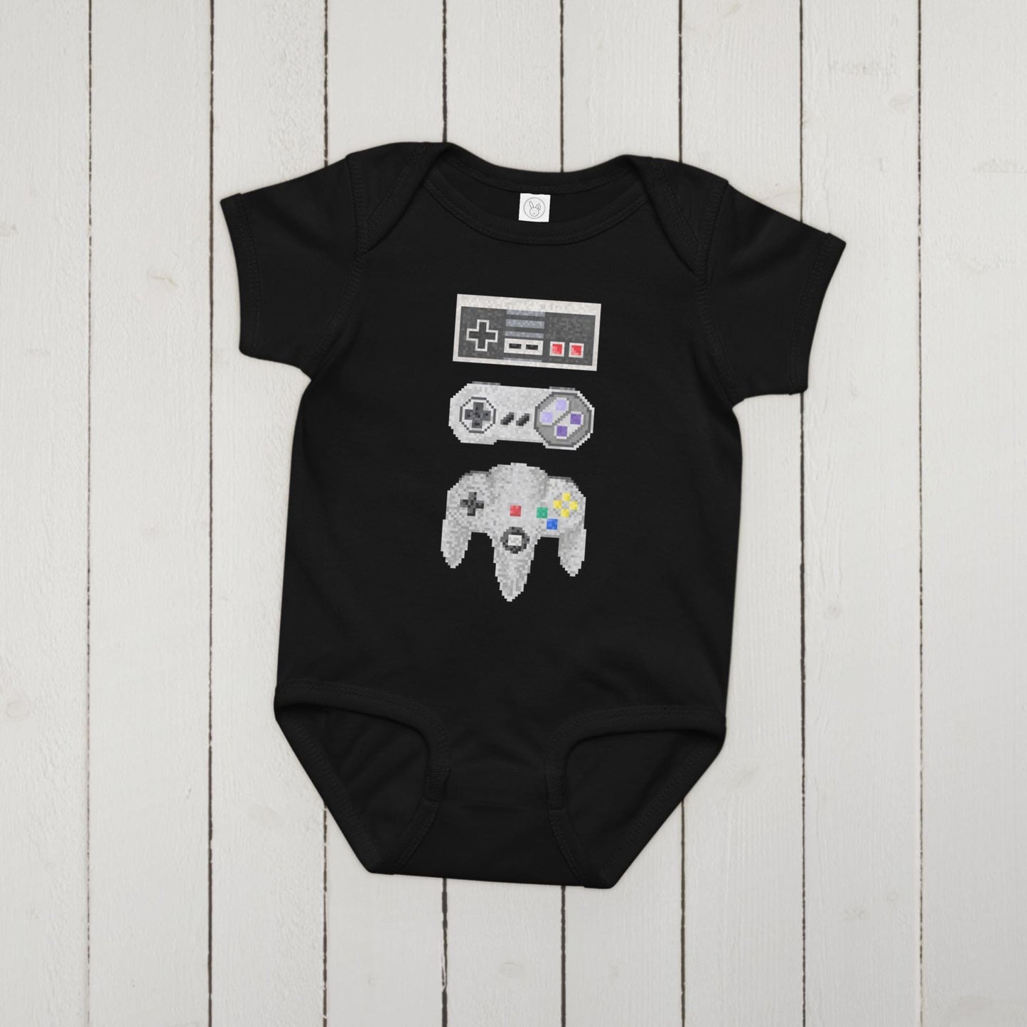 Retro Controllers | Baby Jersey Bodysuit