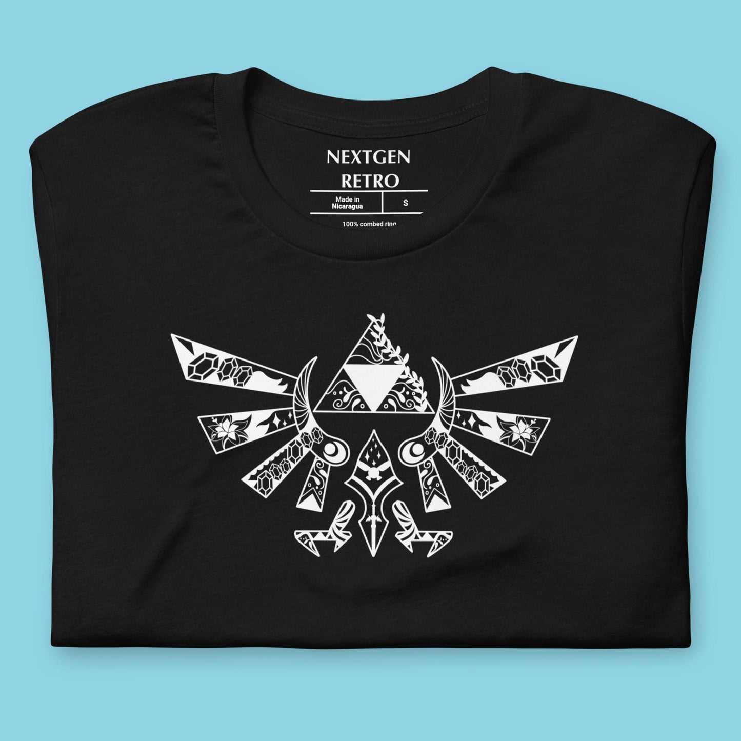 Zelda Triforce T-Shirt | LOZ Mandala Shirt | Light Design