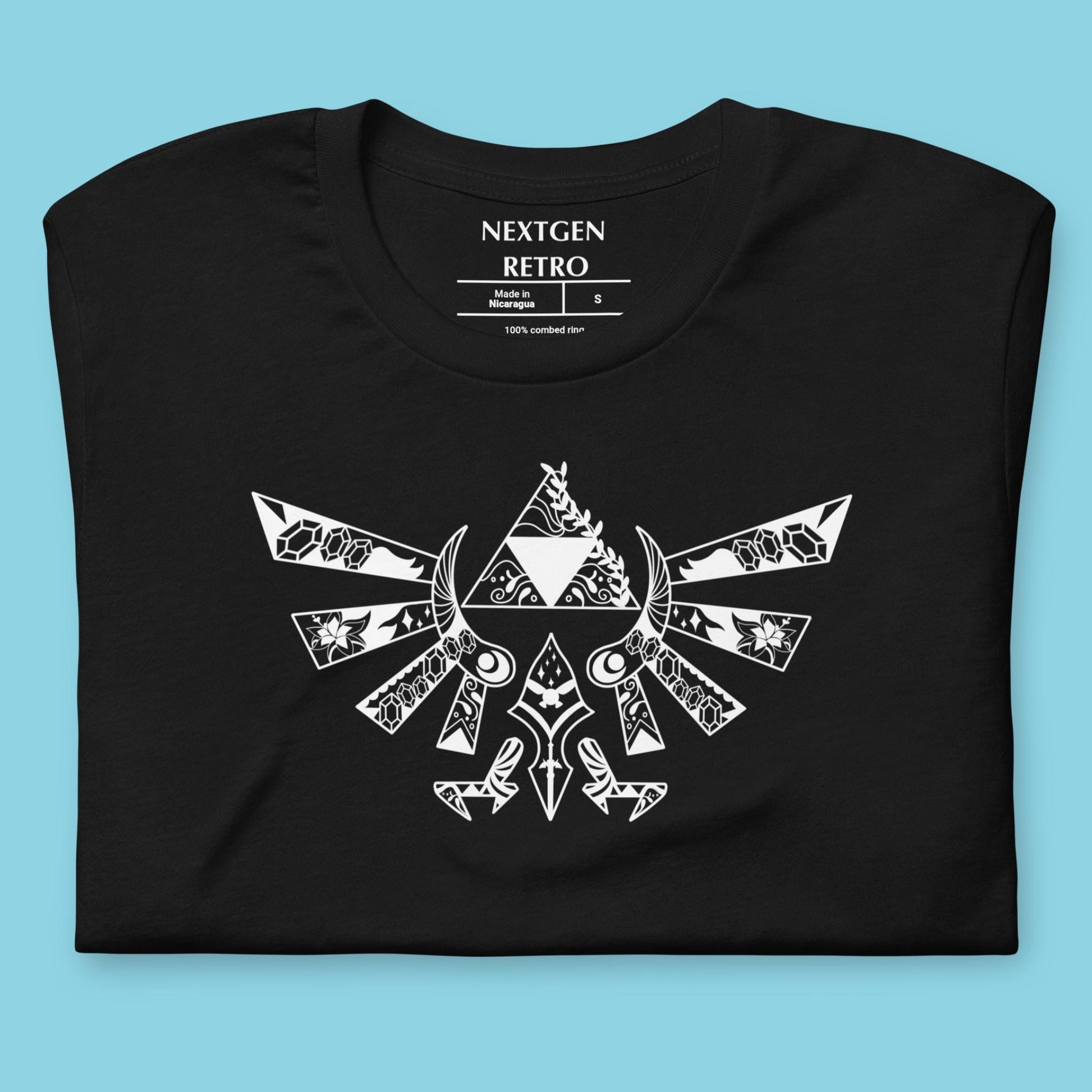 Zelda Triforce T-Shirt | LOZ Mandala Shirt | Light Design