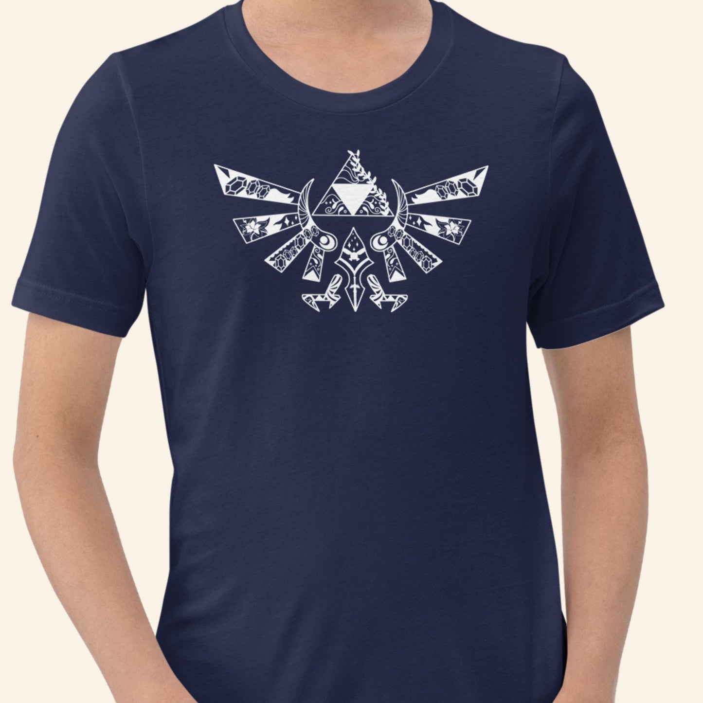 Zelda Triforce T-Shirt | LOZ Mandala Shirt | Light Design