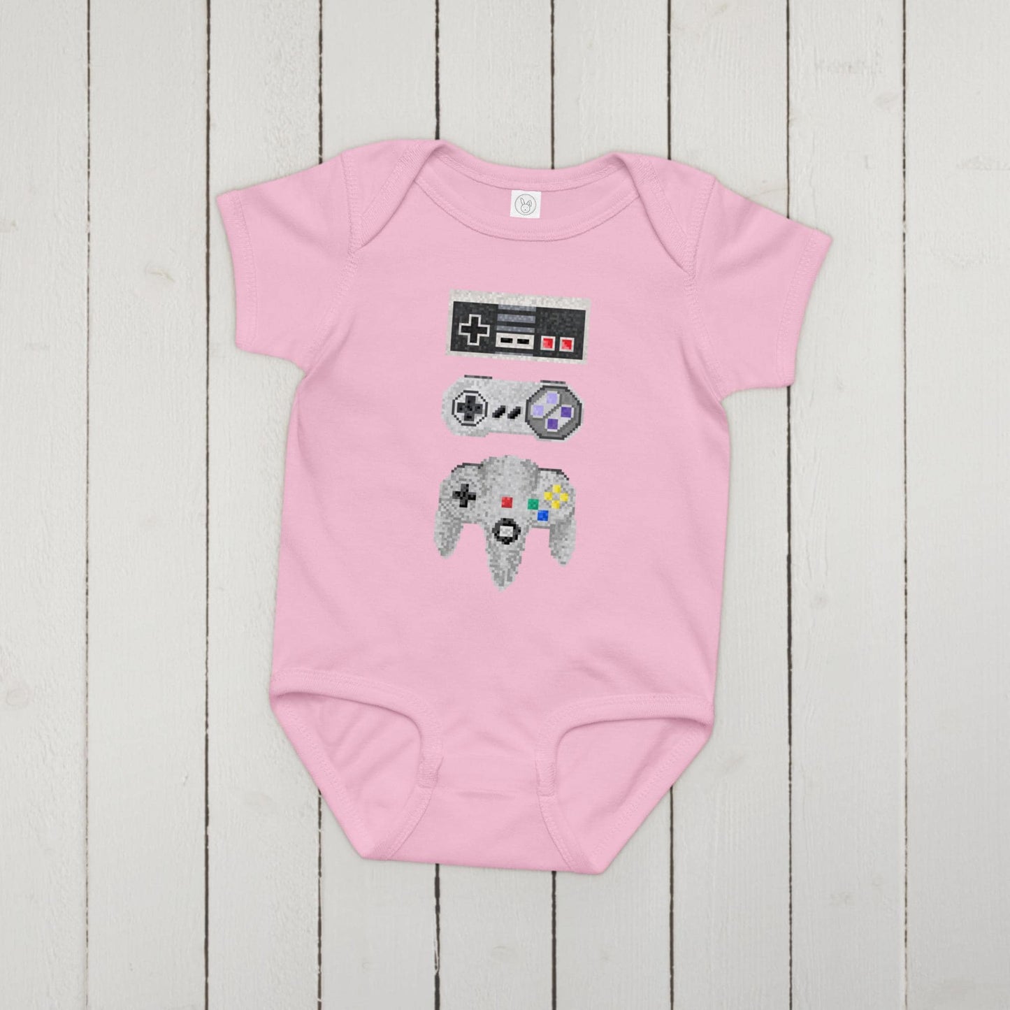 Retro Controllers | Baby Jersey Bodysuit
