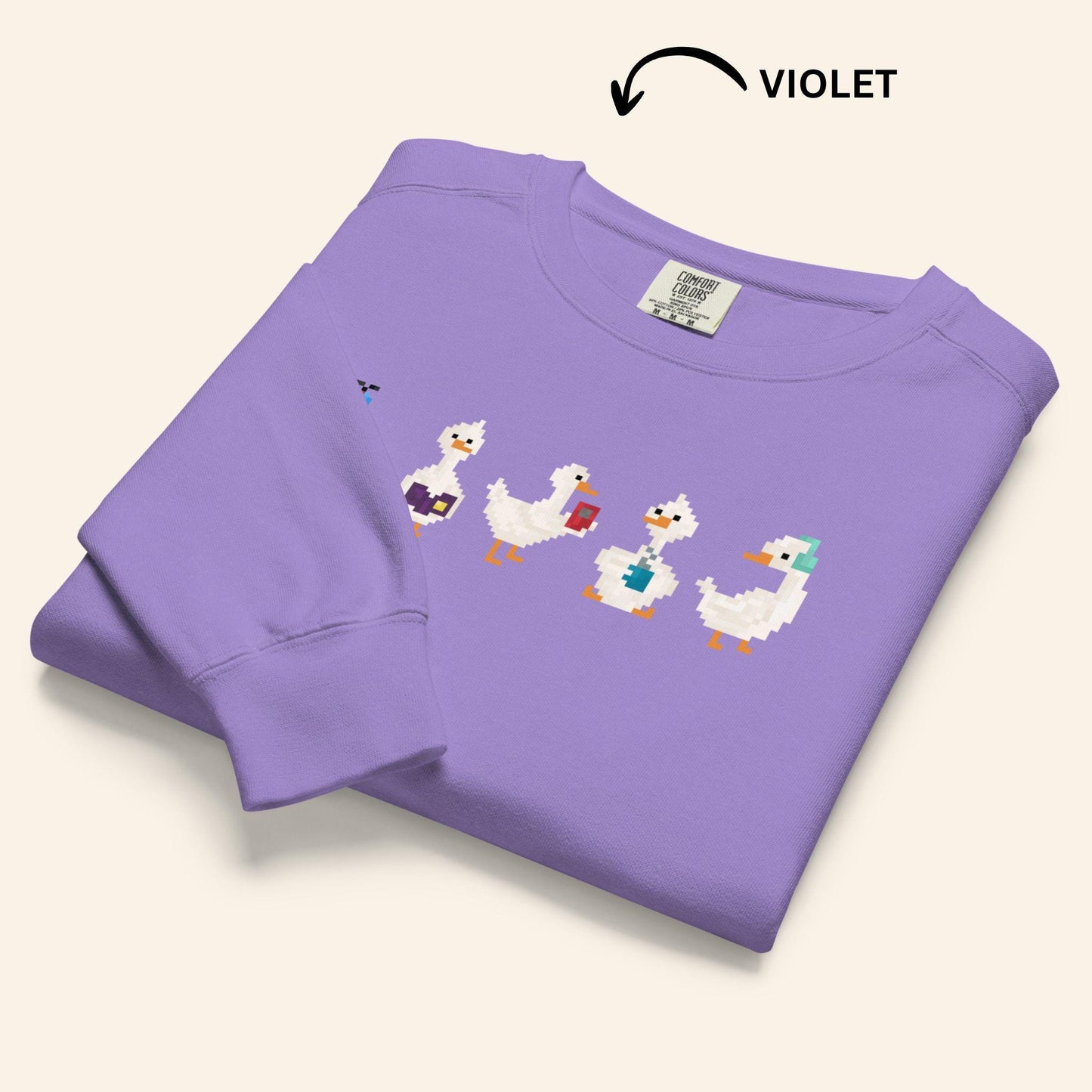 Pixel Goose Crewneck Sweater - City Life