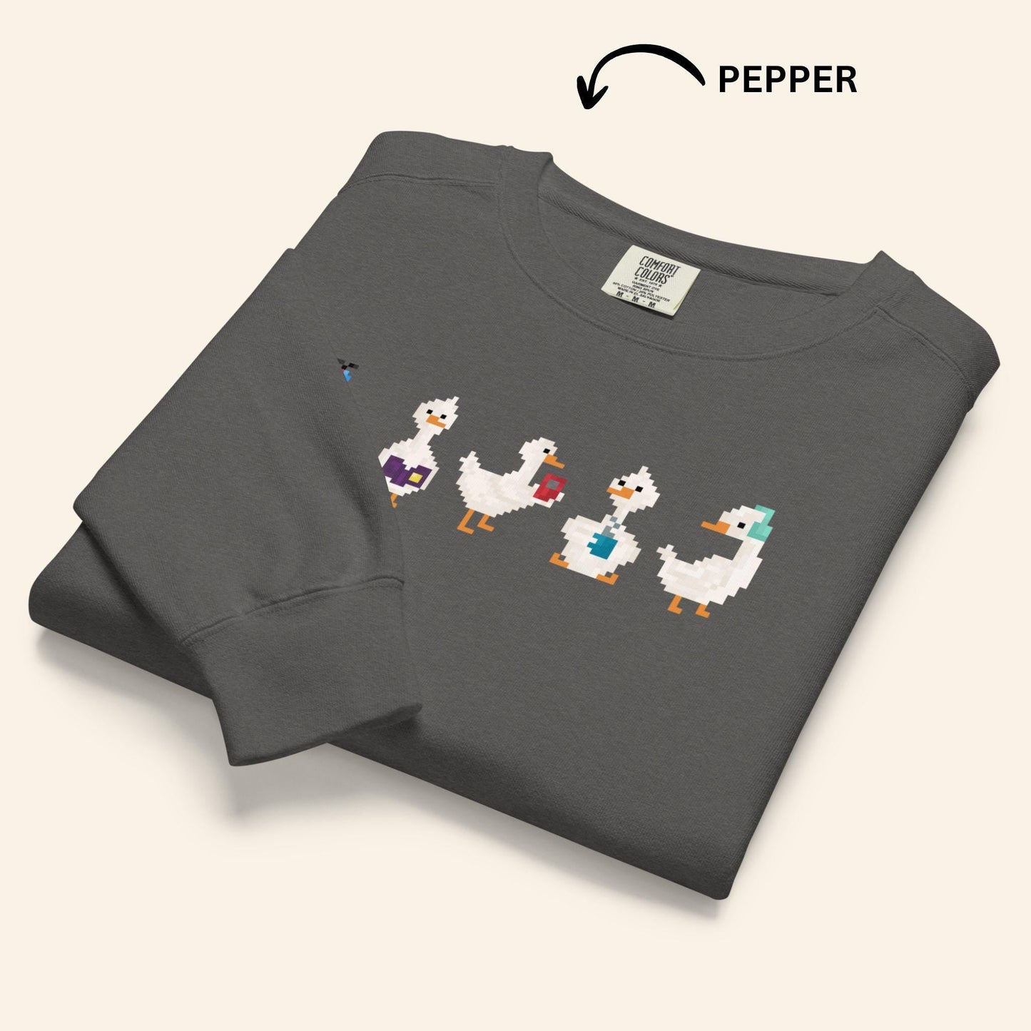 Pixel Goose Crewneck Sweater - City Life