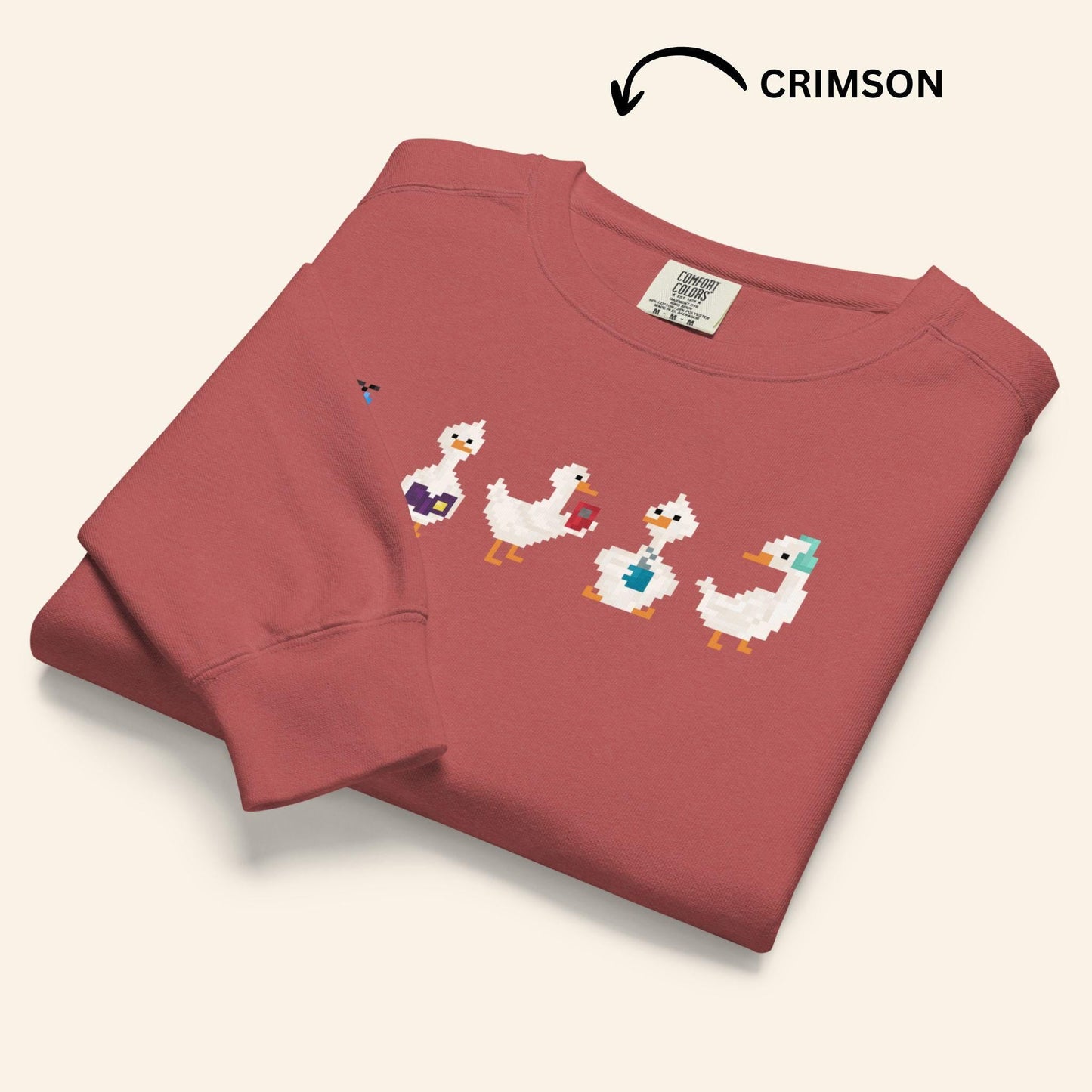 Pixel Goose Crewneck Sweater - City Life