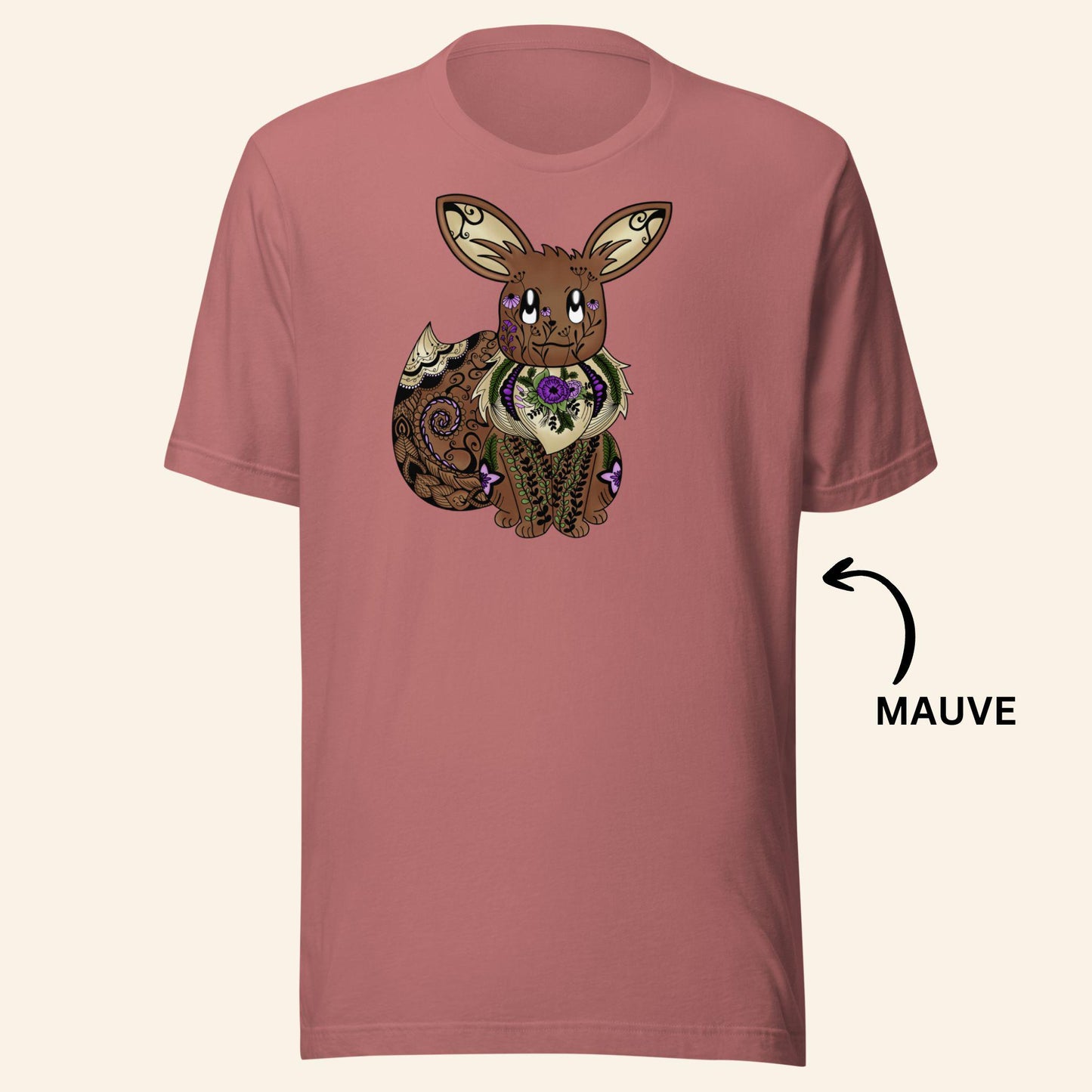 Floral Eevee T-Shirt | Gen1 Poke Monster Tee
