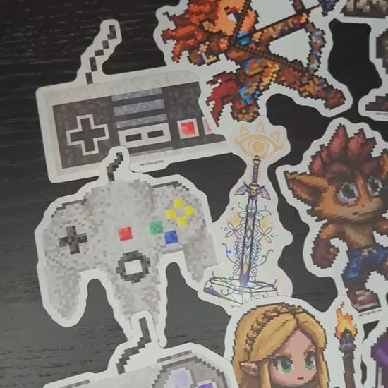 Mandala Triforce Zelda Sticker | Vinyl Holographic Decal