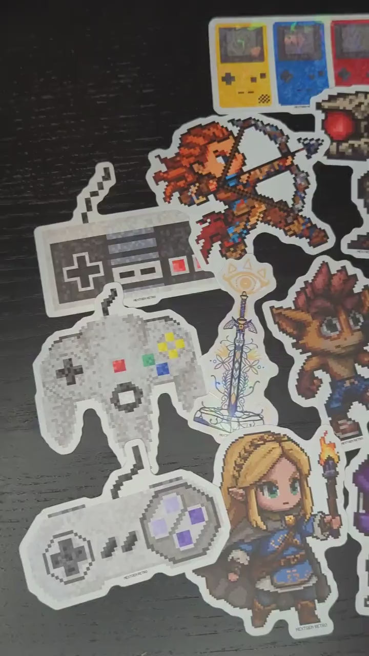 Mandala Triforce Zelda Sticker | Vinyl Holographic Decal